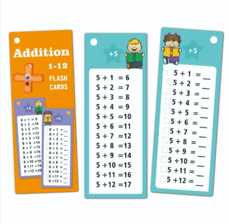 Cartes d'apprentissage mathématique réutilisables – Ensemble de 15 pièces