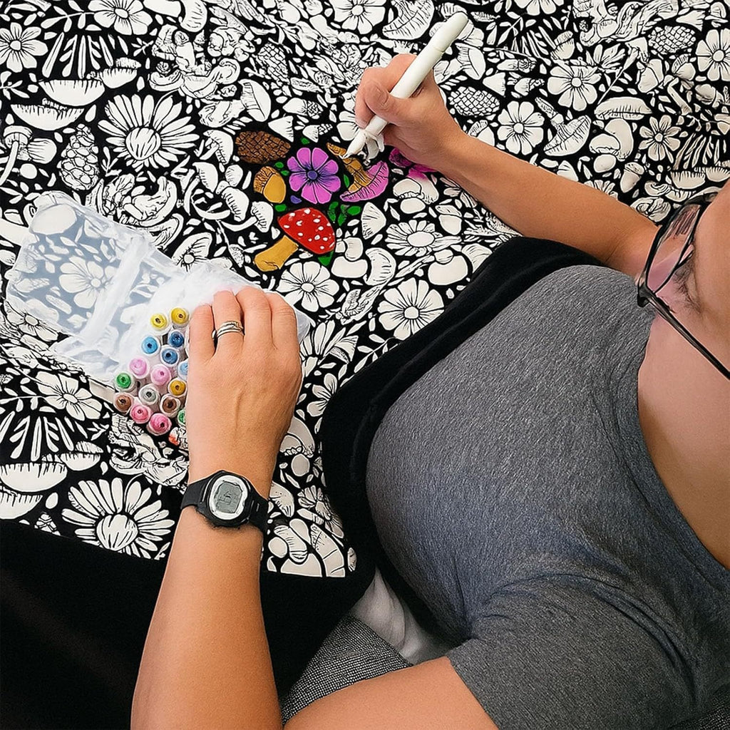 Couverture à Colorier DIY avec Marqueurs