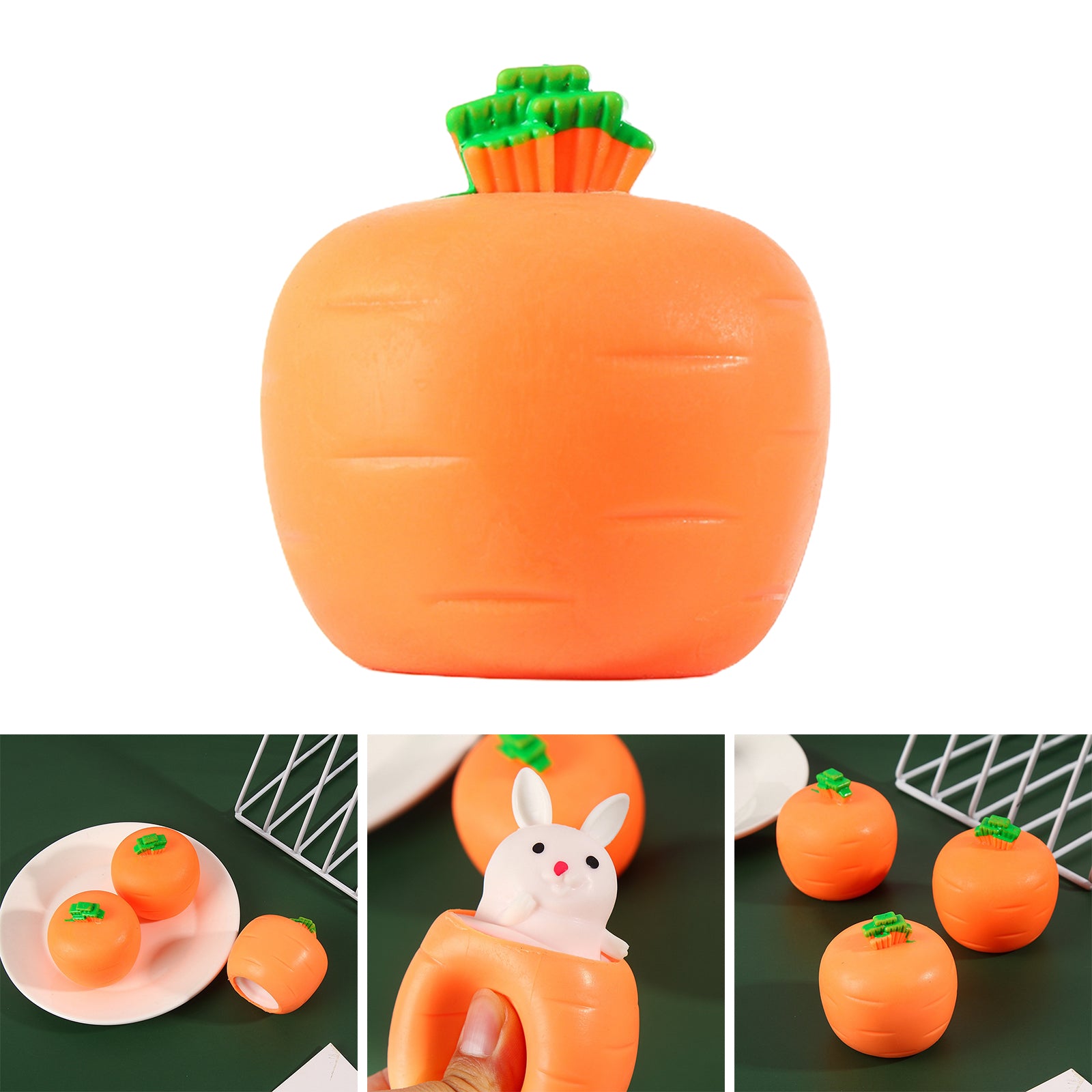 Jouet à Tripoter Mignon Lapin Carotte